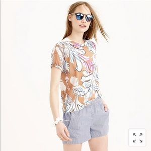 J. Crew Seersucker Pull-on Shorts